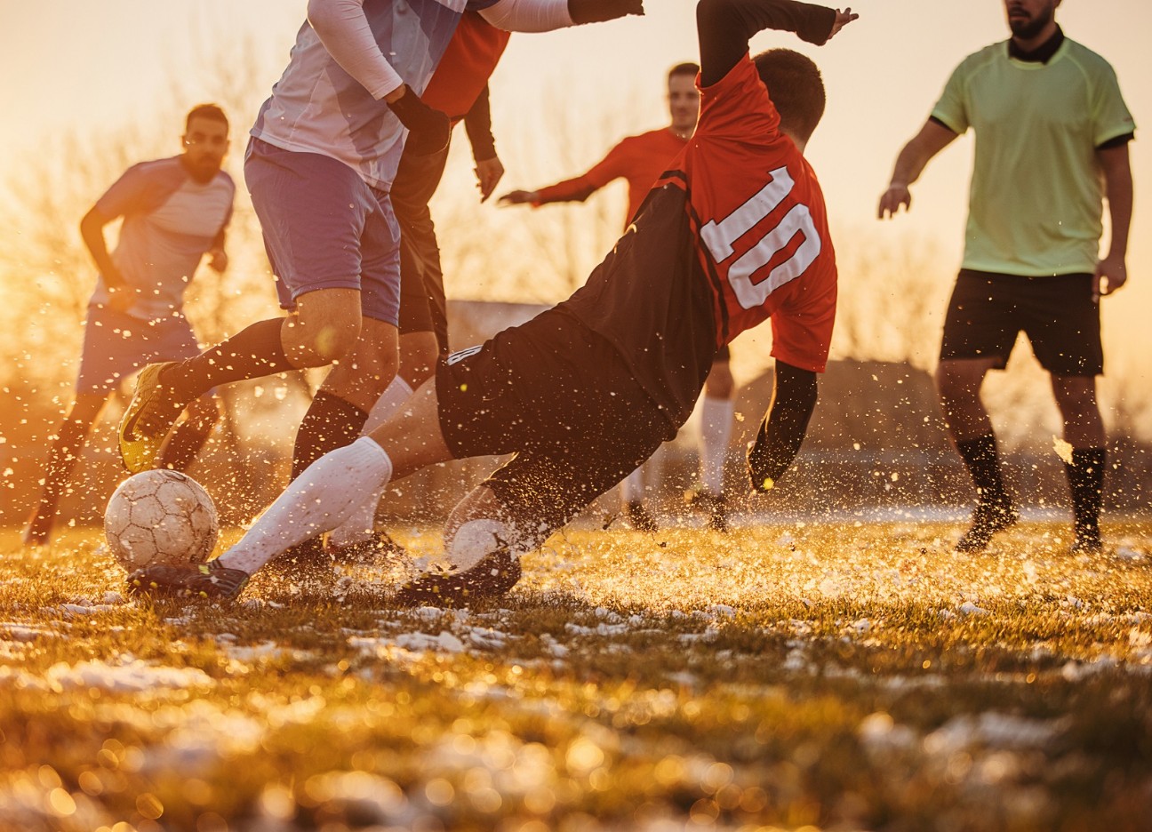 Fußballspiel der Männer